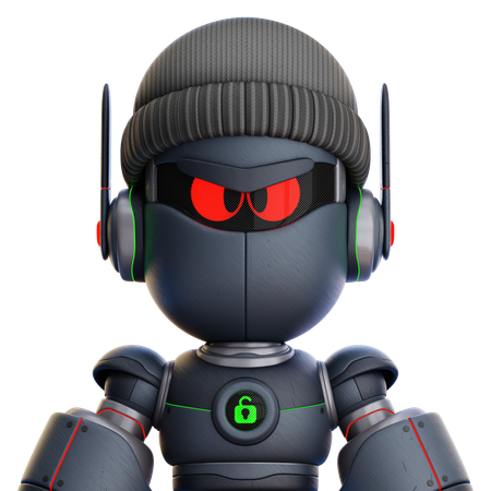 Thief Robot  3D Icon
