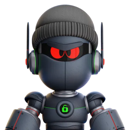 Thief Robot  3D Icon