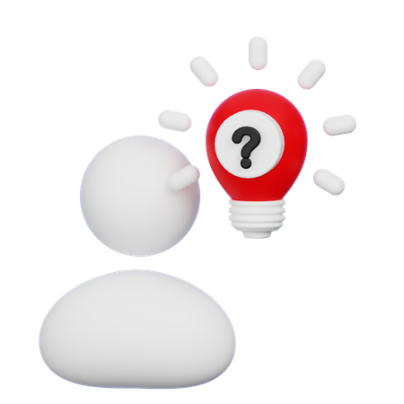 Think  3D Icon