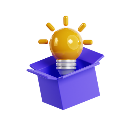 Think Out Of The Box  3D Icon