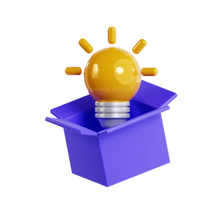 Think Out Of The Box  3D Icon