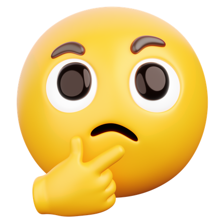 思想家  3D Icon