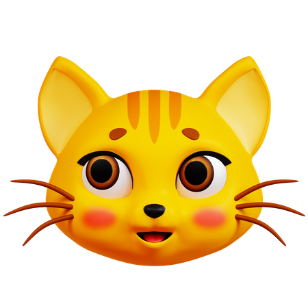 Thinking Cat  3D Icon