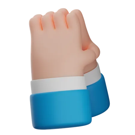 Thinking Hand Gesture 3D Icon