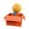 thinking out of the box emoji 3d