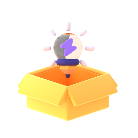 Thinking Out the Box  3D Icon