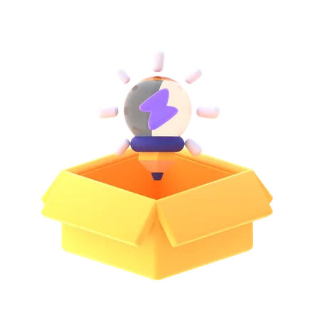 Thinking Out the Box  3D Icon