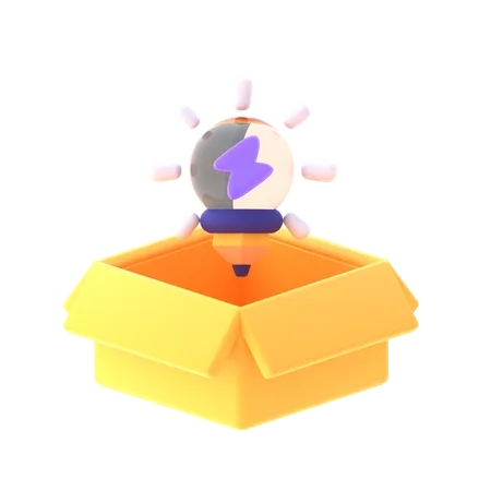 Thinking Out the Box 3D Icon