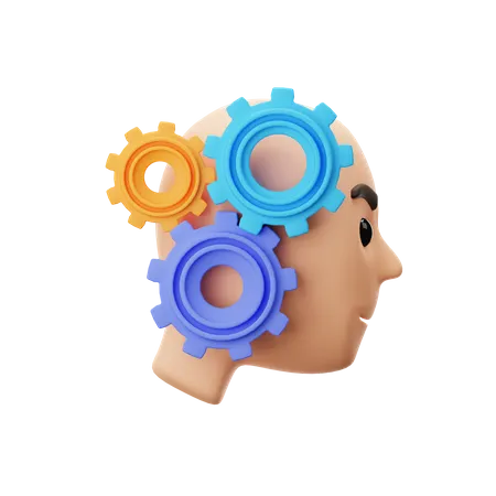 Thinking Process  3D Icon
