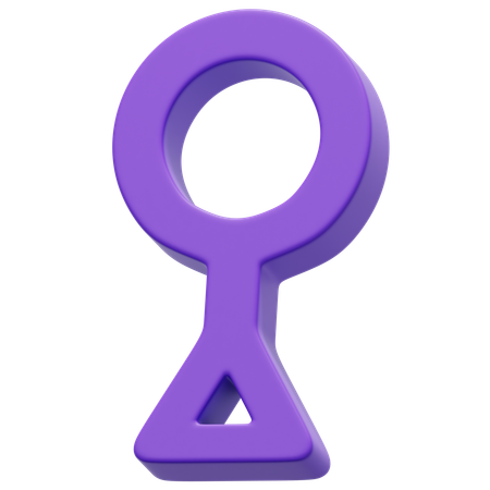Third Gender  3D Icon