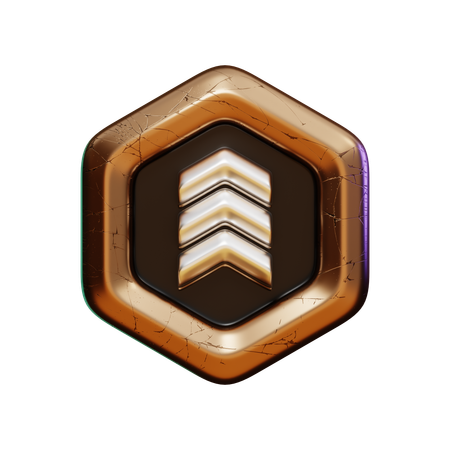Third Level  3D Icon
