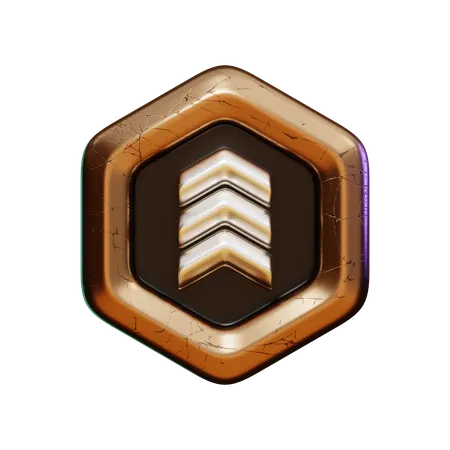 Third Level  3D Icon