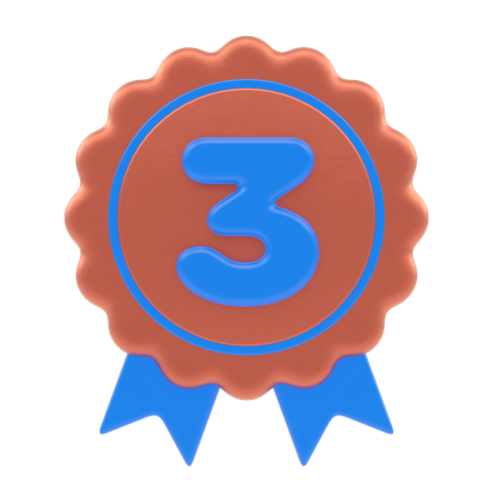 Third Medal  3D Icon