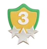 Third Place Badge