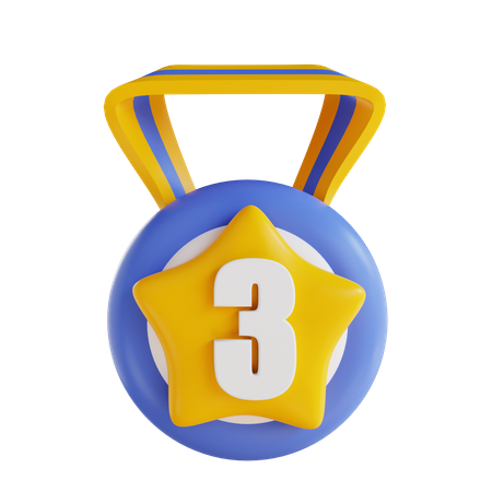 Third Position Medal  3D Icon