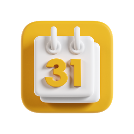 Thirty First Date  3D Icon