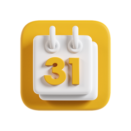Thirty First Date 3D Icon