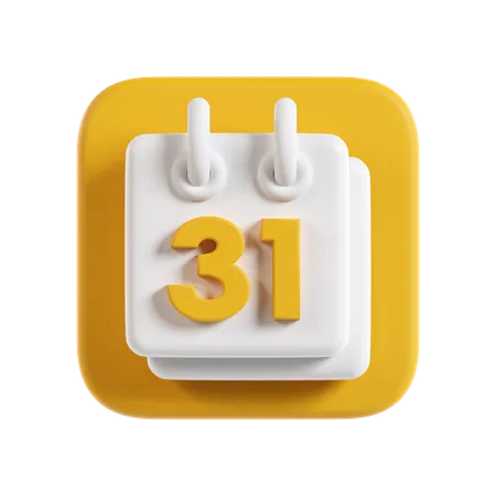 Thirty First Date  3D Icon