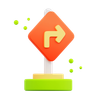 diversion arrow emoji 3d