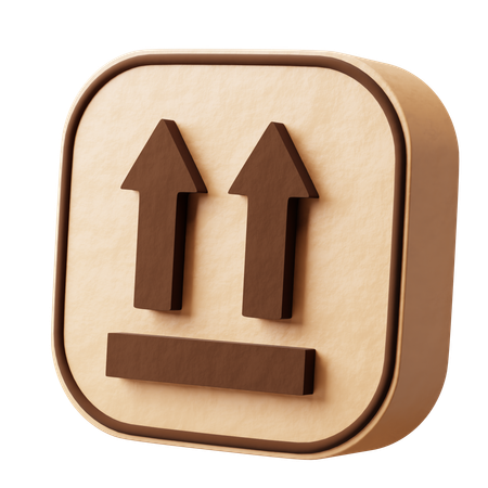 This way up  3D Icon