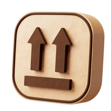 This way up  3D Icon