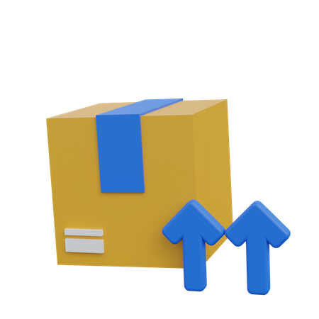 This Way Up Package  3D Icon