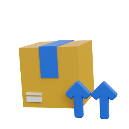This Way Up Package  3D Icon