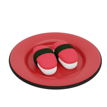 Sushi au thon  3D Icon