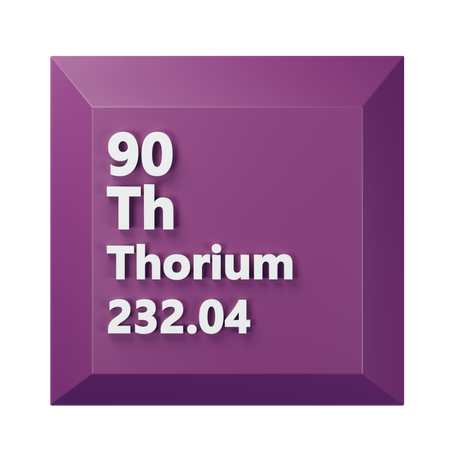 토륨  3D Icon