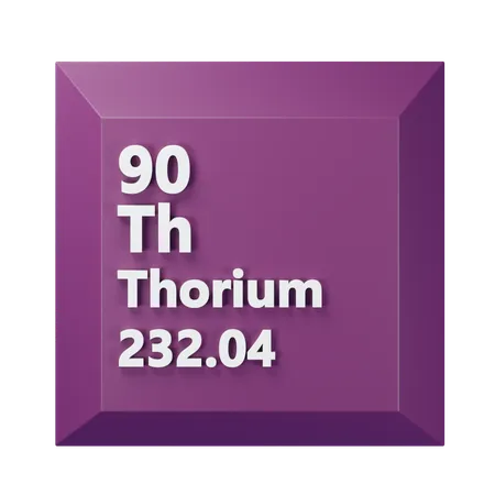 토륨  3D Icon