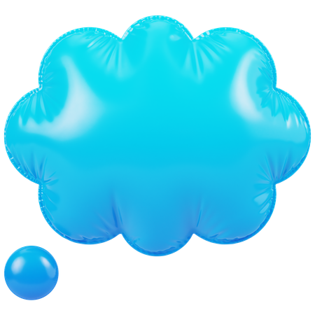 Thought Balloon  3D Icon