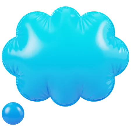 Thought Balloon  3D Icon