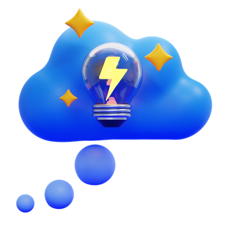 Thought Bubble  3D Icon