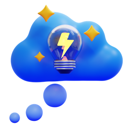 Thought Bubble  3D Icon