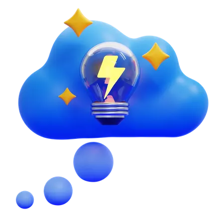 Thought Bubble  3D Icon