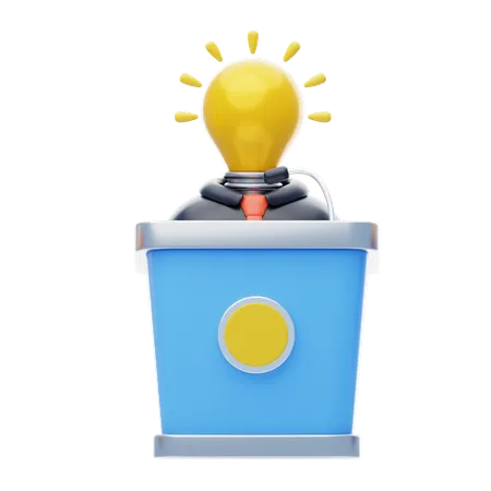 Thought Leadership  3D Icon