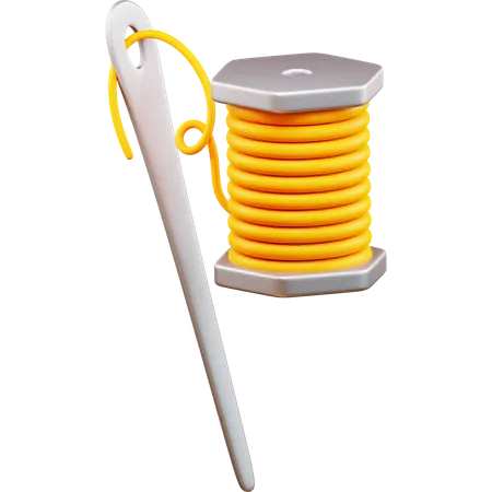 Thread And Needle  3D Icon