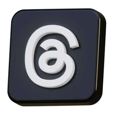 Threads  3D Icon