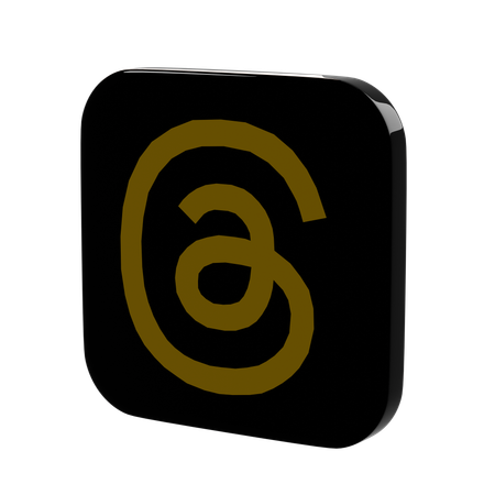 Threads  3D Icon