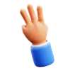 Three Finger Hand Gestures