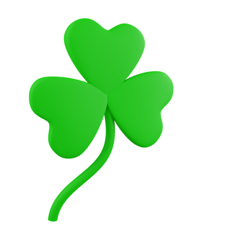 Three Leaf Clover  3D Icon