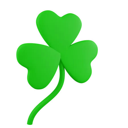 Three Leaf Clover  3D Icon