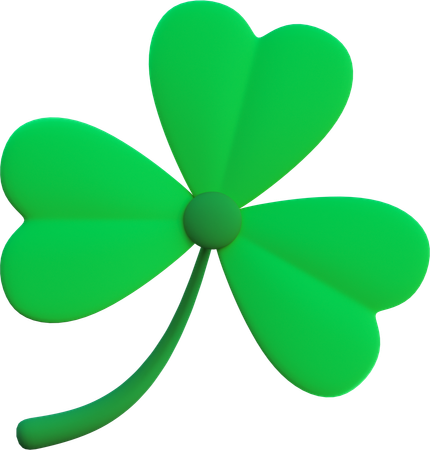 Three Leaf Clover  3D Icon