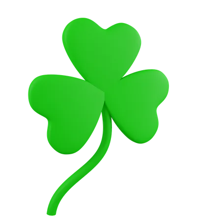 St Patrick Leave Contains PNG BLEND GLTF And OBJ Files 3D Icon