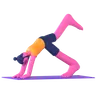 Three Legged Downward Facing Dog Pose