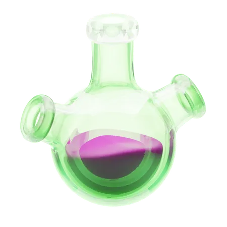 THREE NECK FLASK  3D Icon