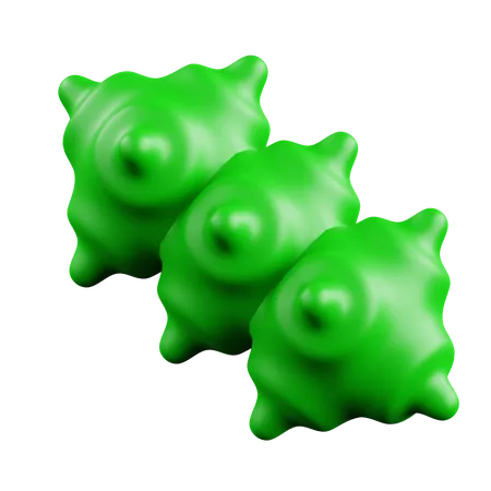 Three Object  3D Icon