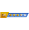 Three Point Five Star Rating