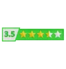 Three Points Five Star Rating