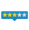 Three Rating Chat Label